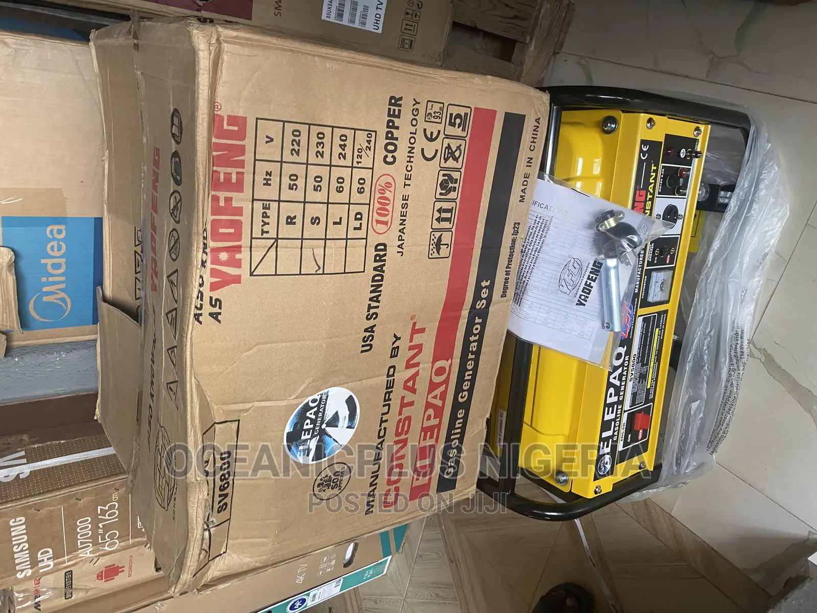 Latest Elepaq Constant 3.5kva Manual Generator (Sv5800