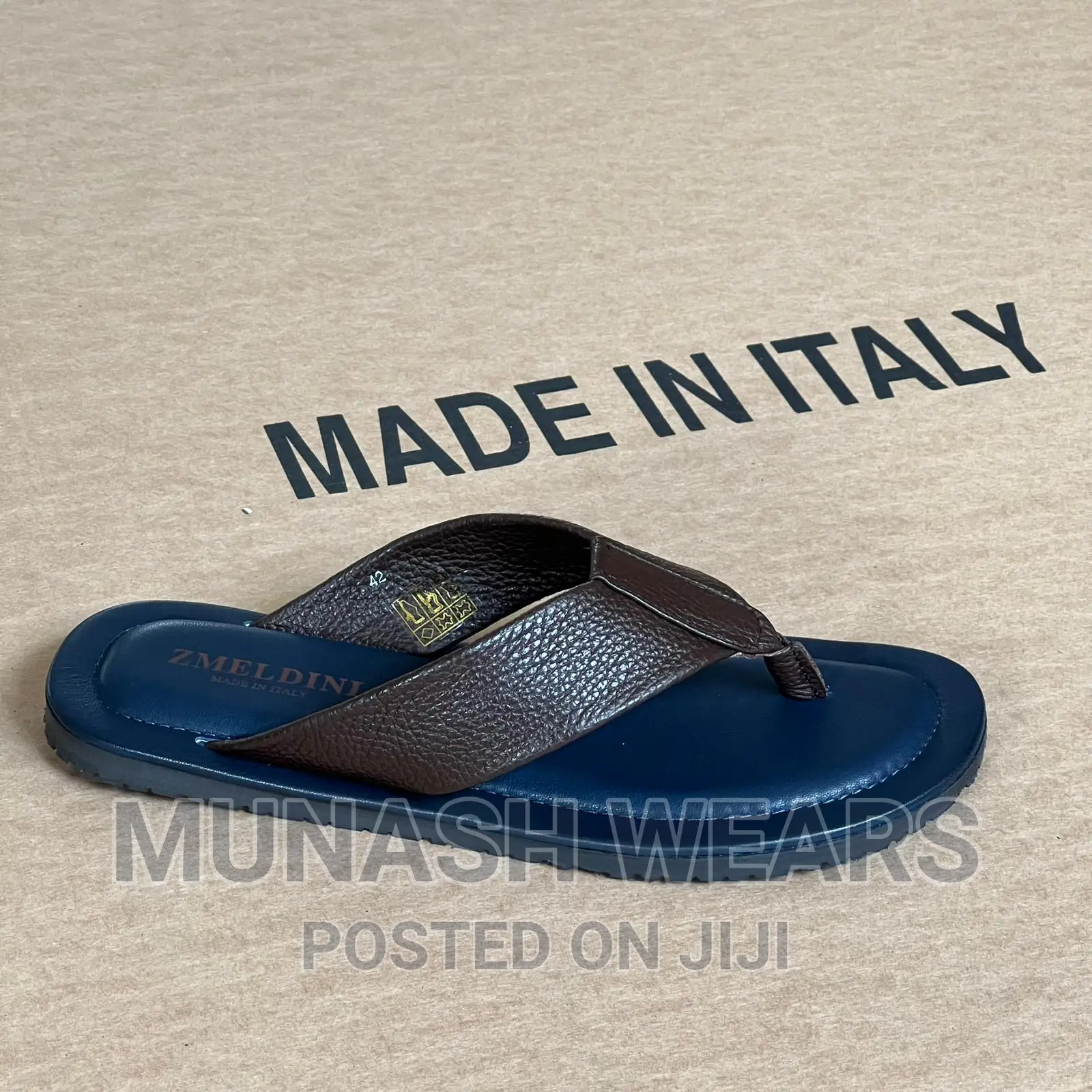 Pure Italian Leather Slipers
