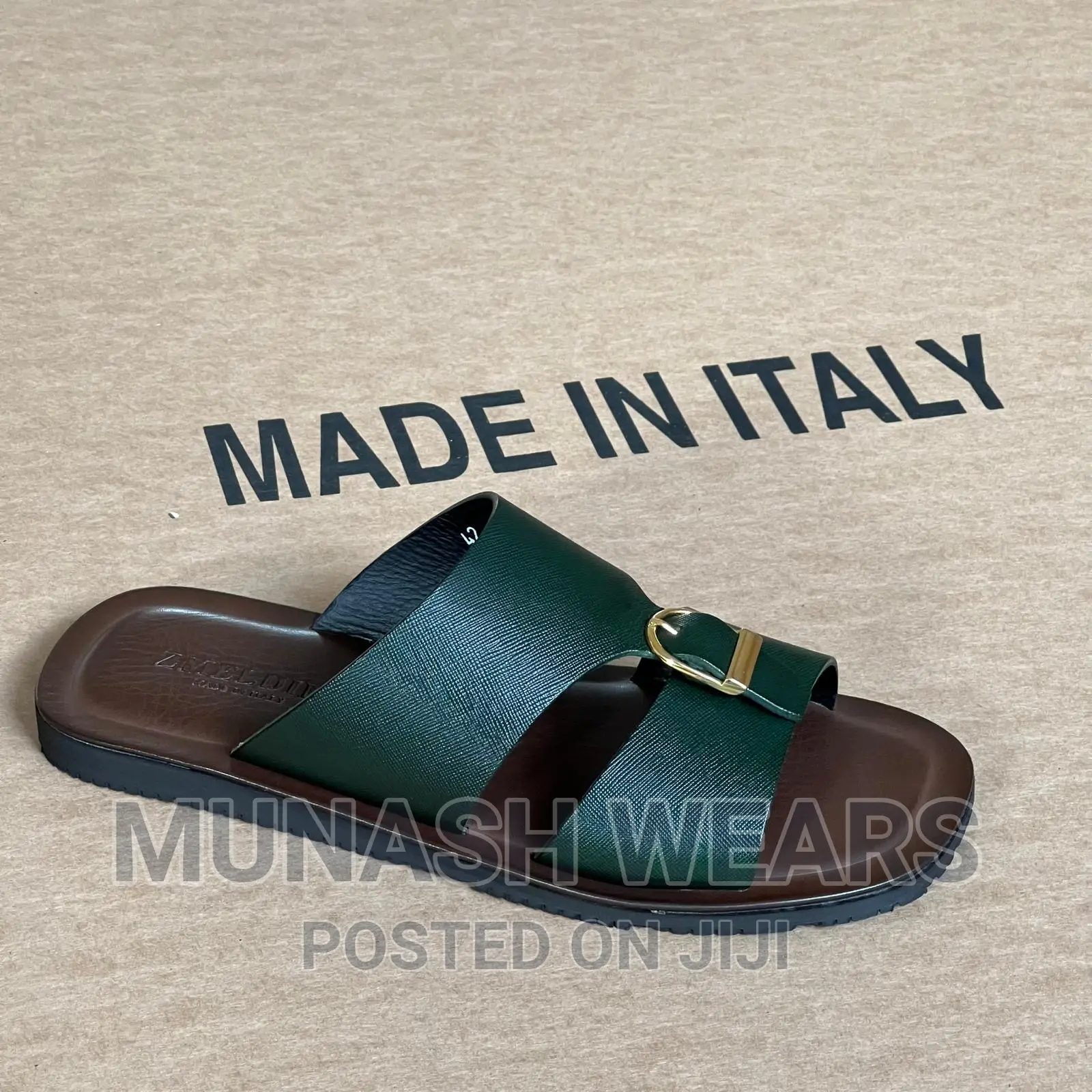 Pure Italian Leather Slipers