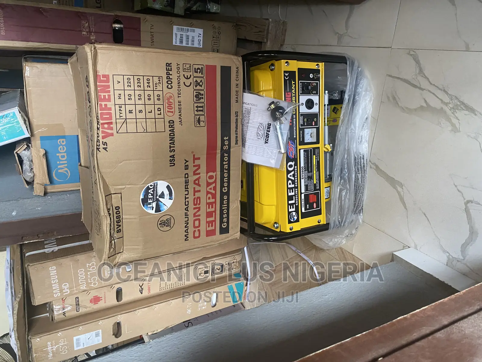 Easy to Use Elepaq Constant 3.5kva Manual Generator (Sv5800