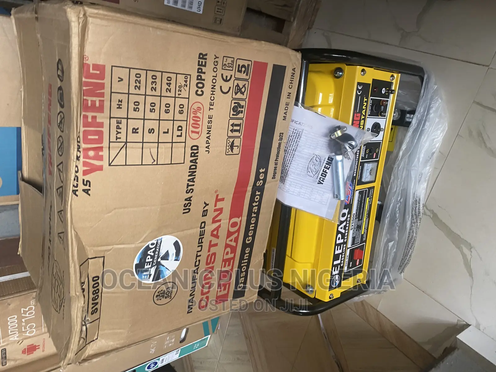 Eco Friendly Elepaq Constant 3.5kva Manual Generator (Sv5800
