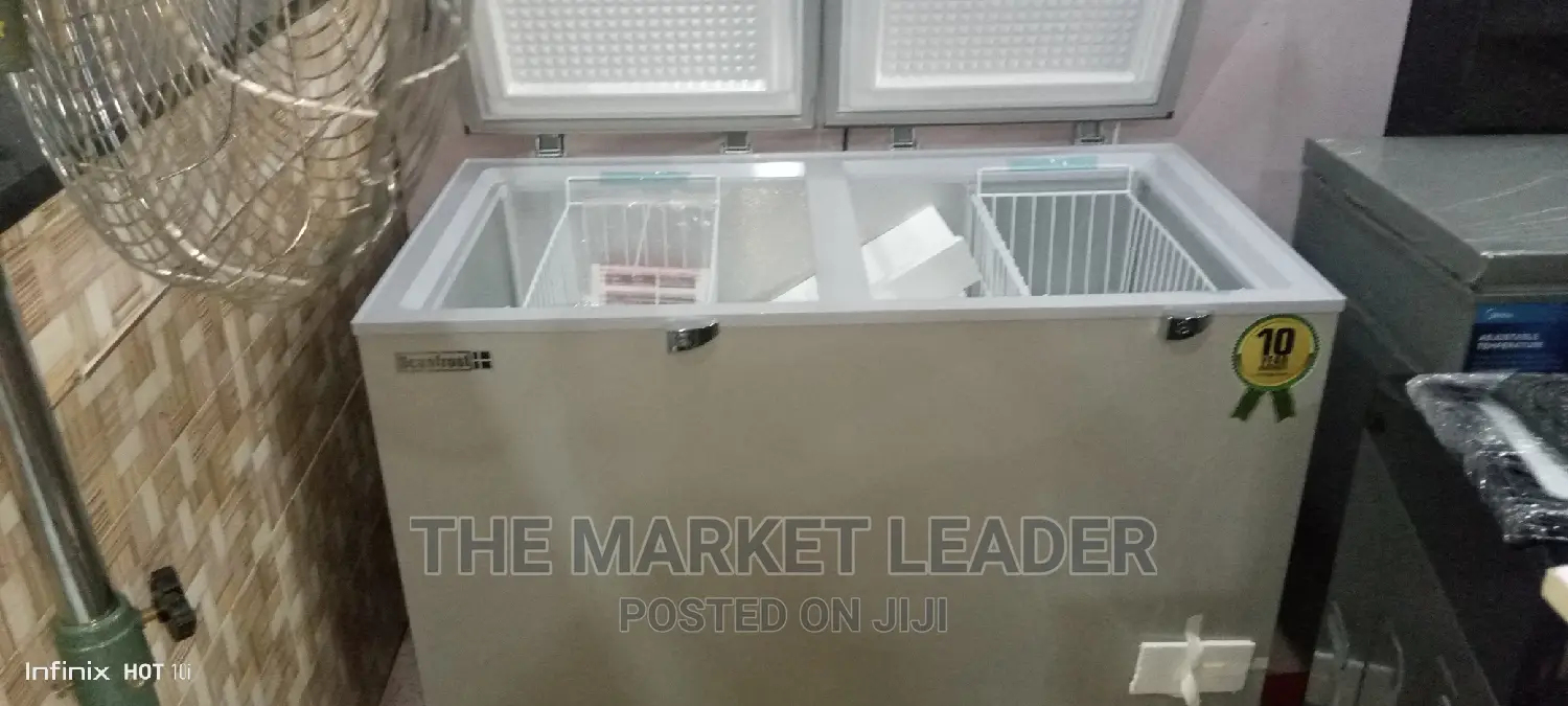 Scanfrost 400l, Inverter Double Door Chest Freezer