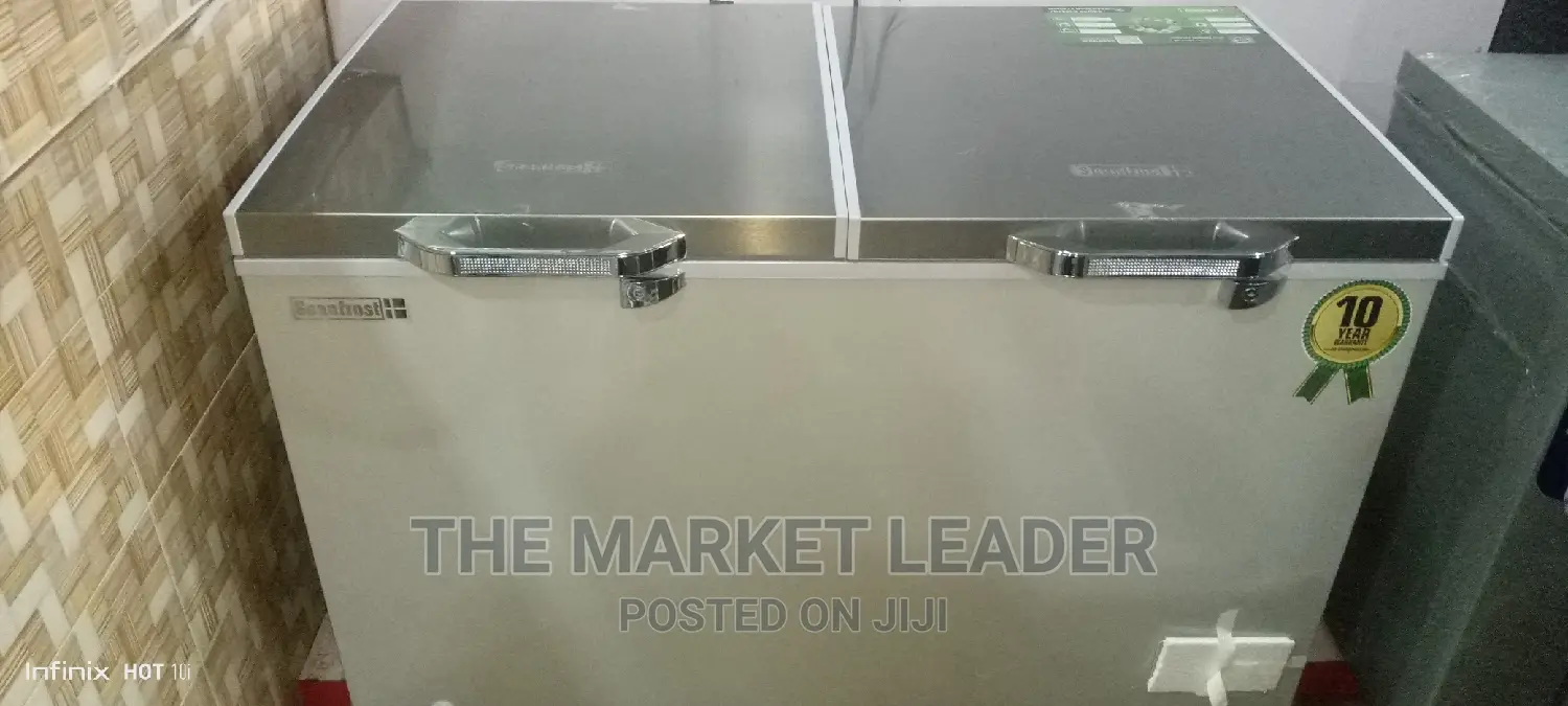 Scanfrost 400l, Inverter Double Door Chest Freezer