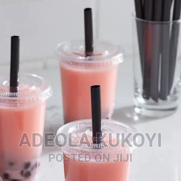 40 Packs of 10mm Individually Wrapped Smoothie Straw