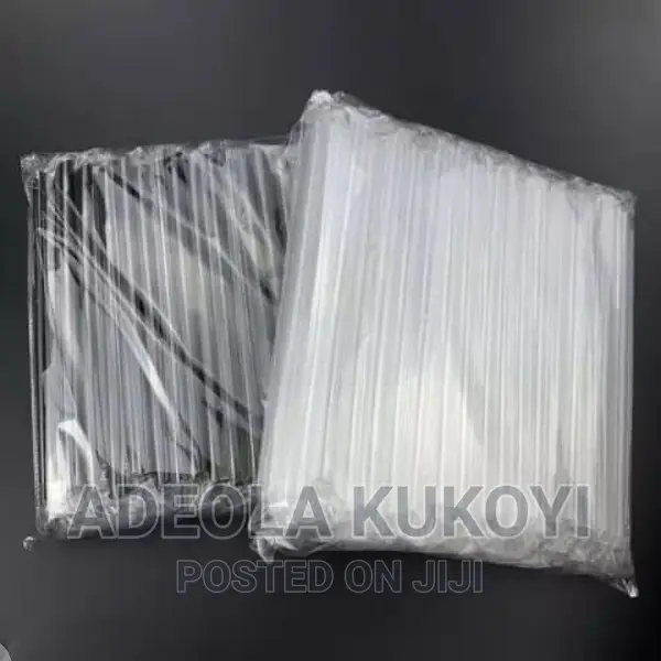 40 Packs of 10mm Individually Wrapped Smoothie Straw