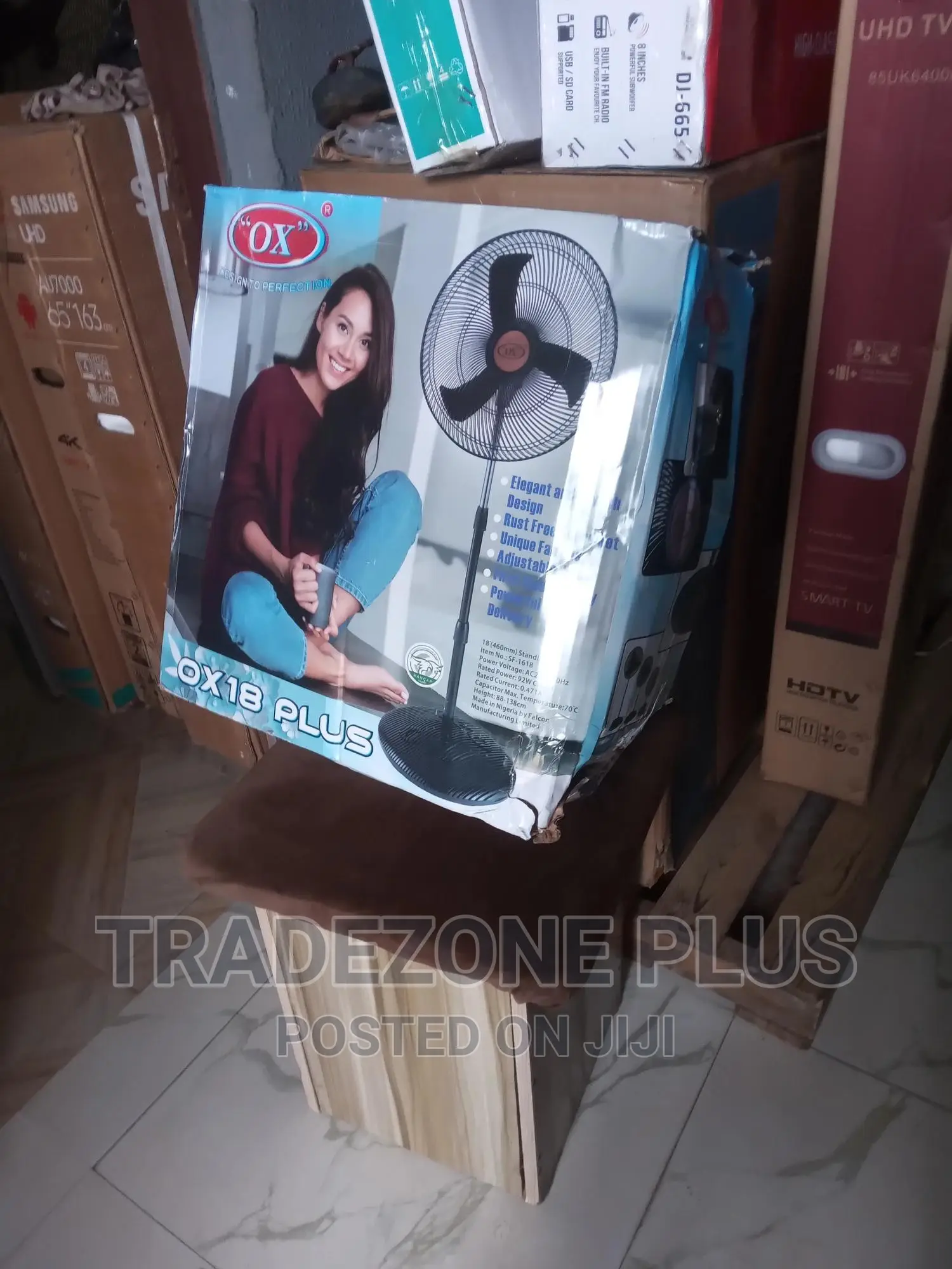 New Ox Sf-1618 Stnding Fan-18''
