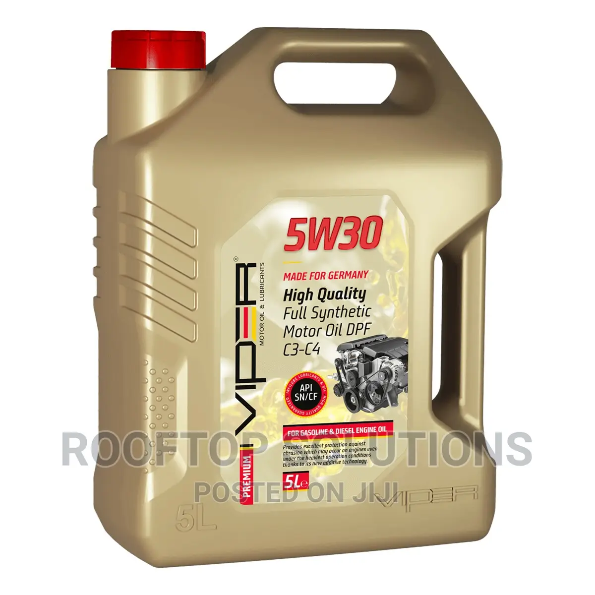 Viper Full Synthetic 5W30 SN/CF C3/C4 Engine Oil 5litres