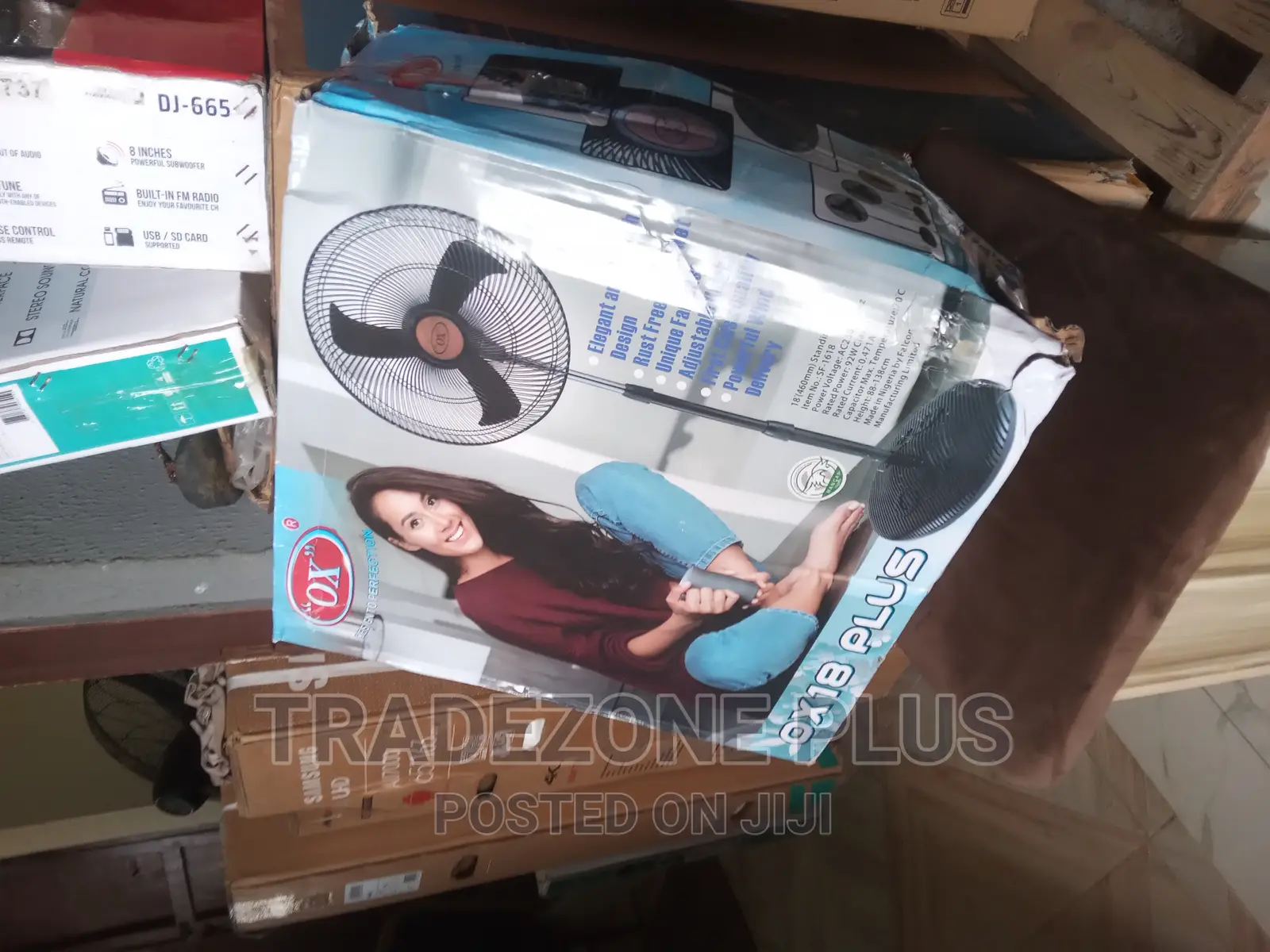 Fast Speed 18 Inch Ox Standing Fan-Sf-1618