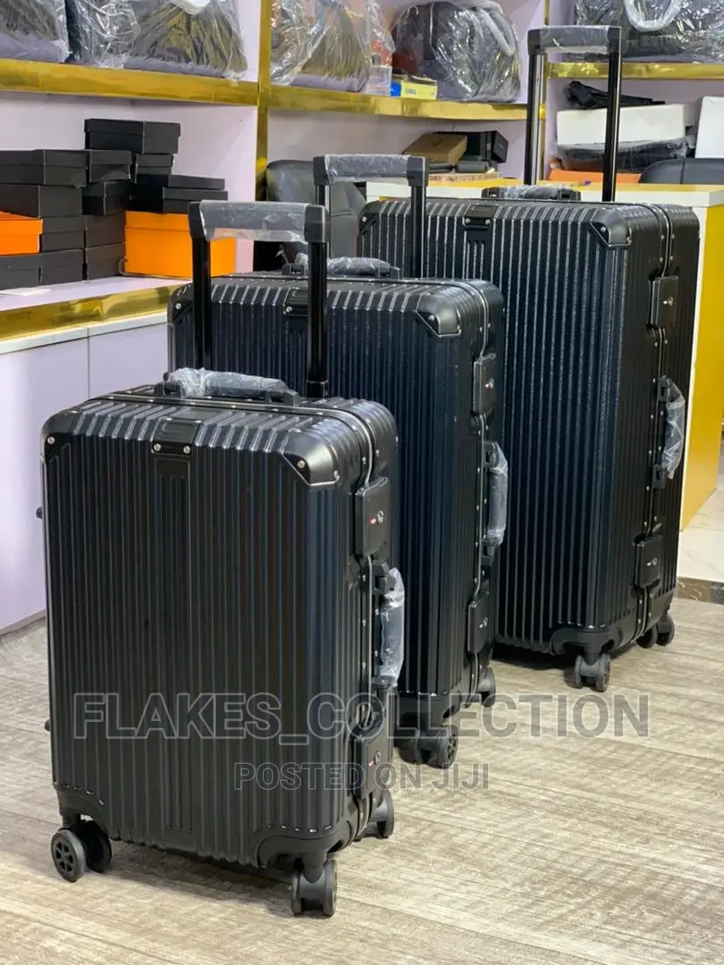 Set of 3 Aluminum Hardshell Luggage Box