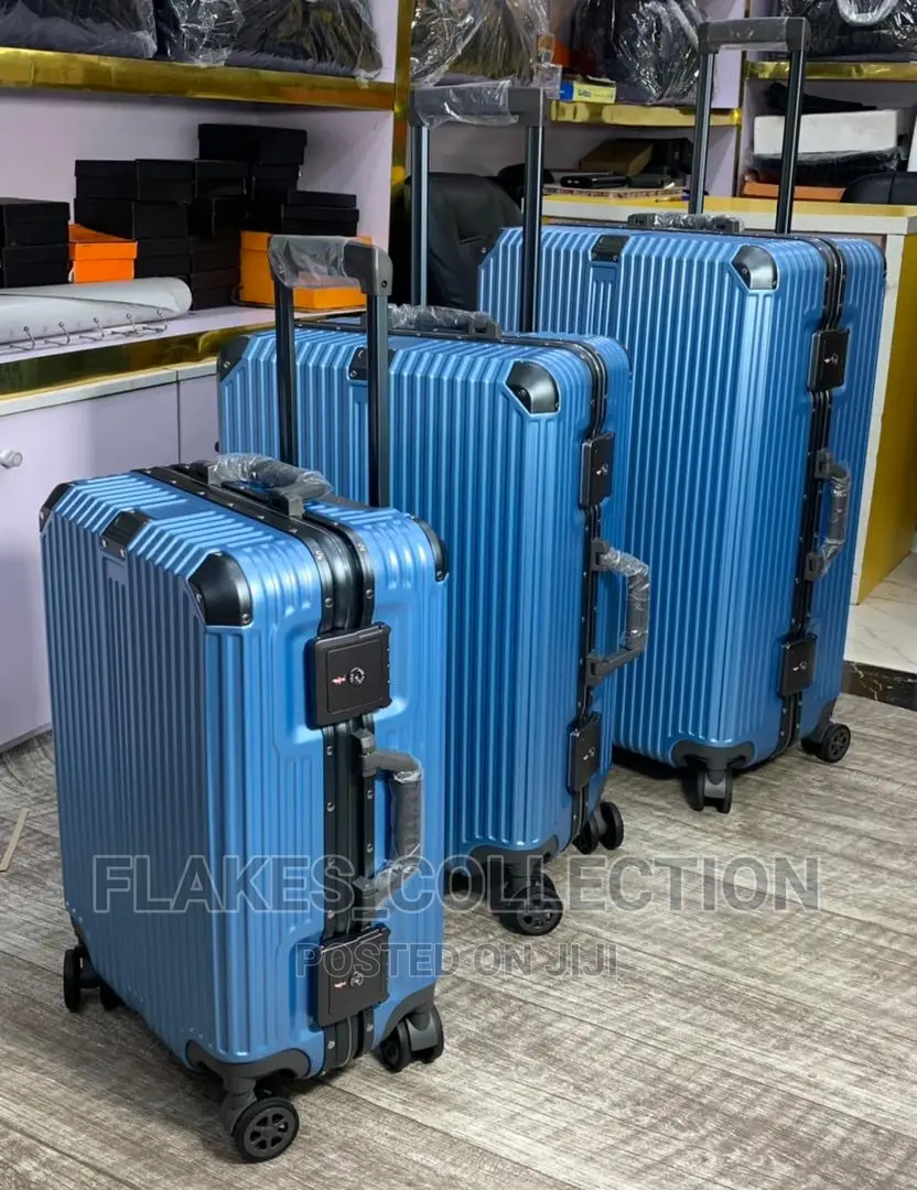 Set of 3 Aluminum Hardshell Luggage Box