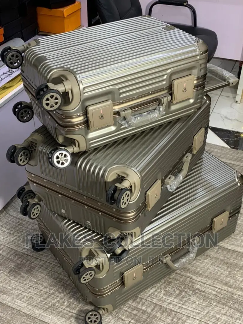 Set of 3 Aluminum Hardshell Luggage Box