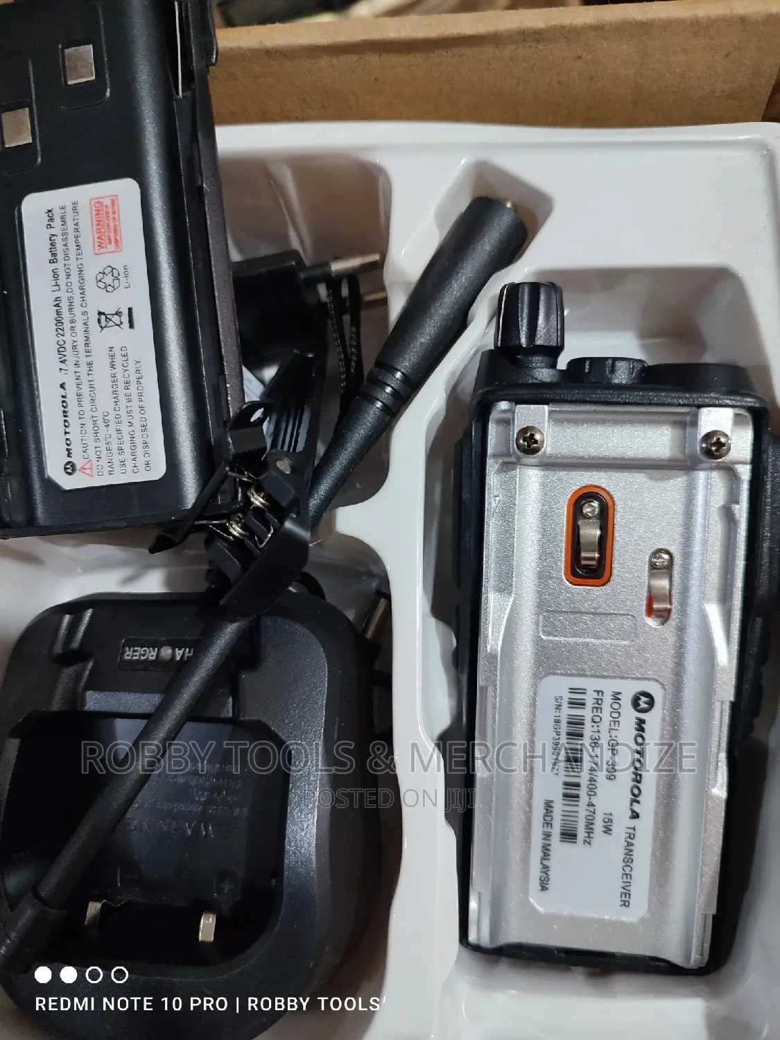 Motorola GP-399 Portable Radio