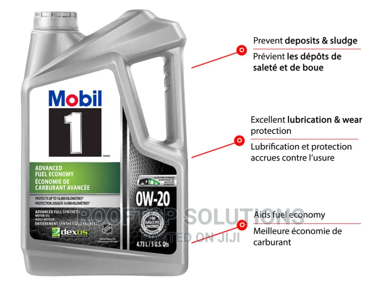 Mobil 1 Advanced Fuel Economy SAE 0W20 5Q