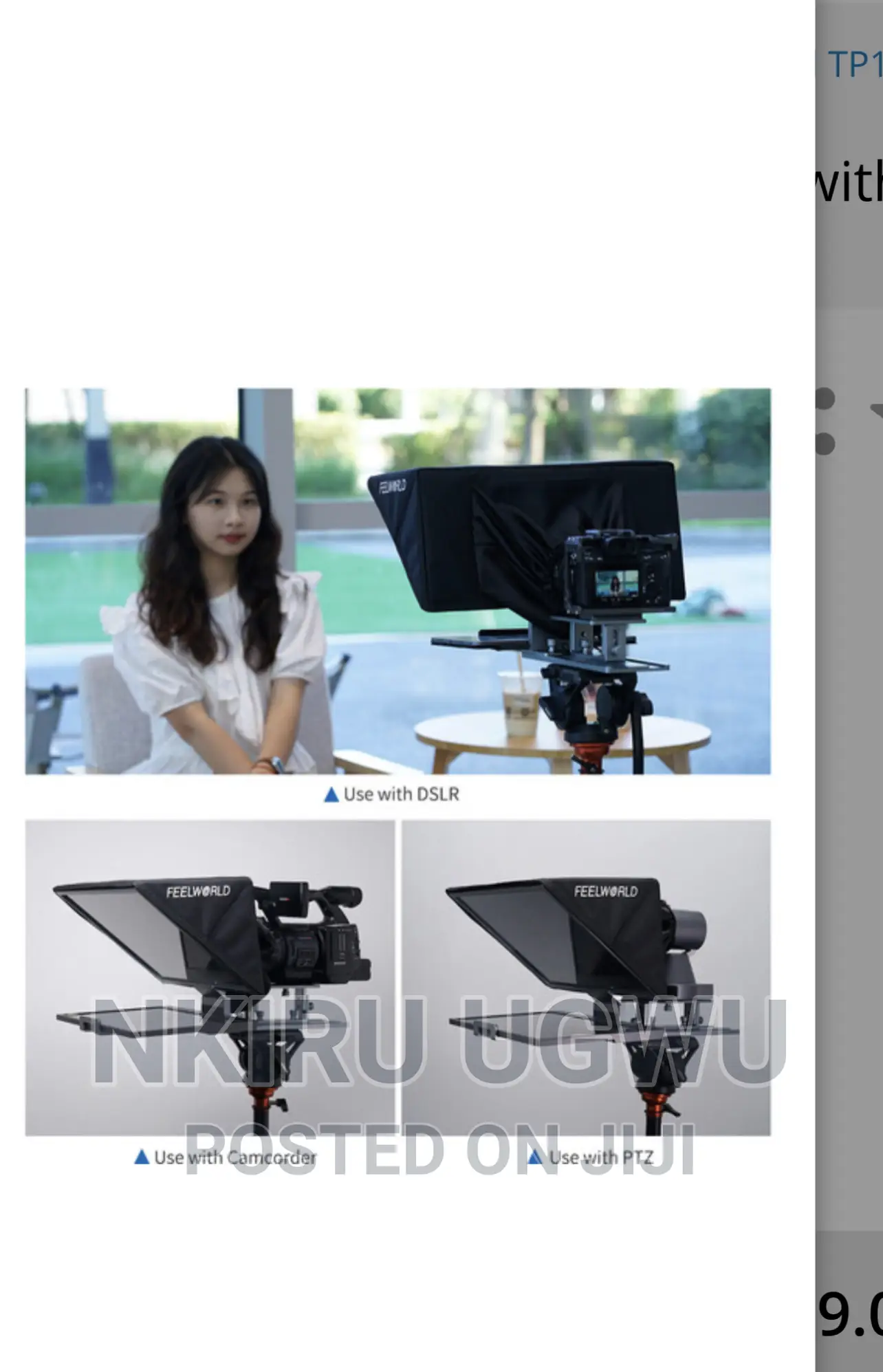 Feelworld Tp16 Folding Teleprompter