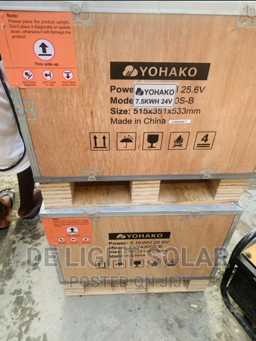 7.5kva 24v Yohako Lithium Ion Battery