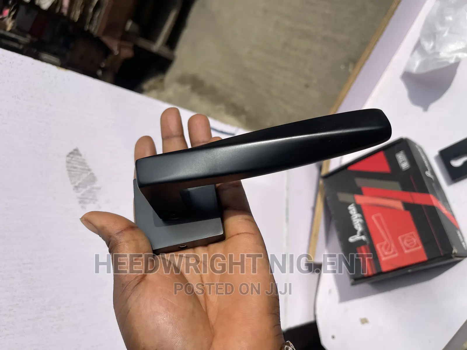 Heavy BLACK Security Separate Door Lockset