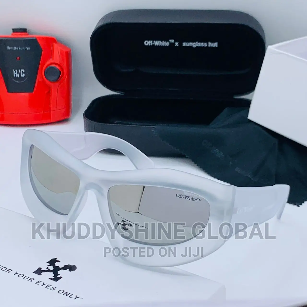 Rectangle Offwhite Sunglasses