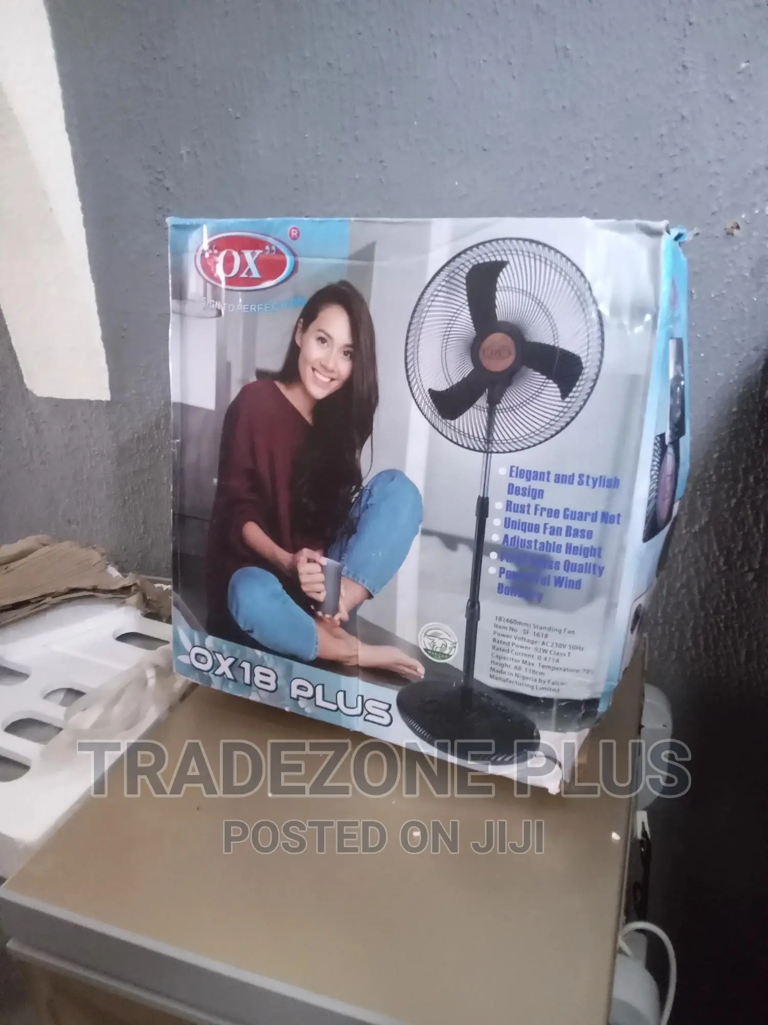 Newly Advance Ox Standing Fan-18''