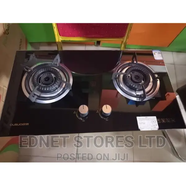Gs 78cm X45cm 2gas Burner Tempered Glass Cookertop Built-In