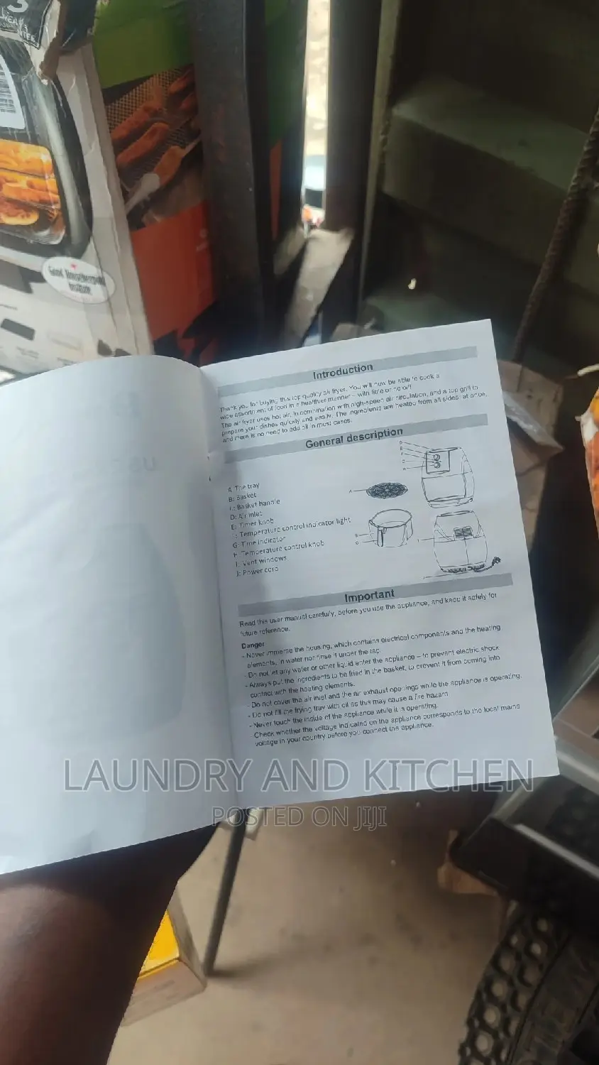 Big Size Sonik Air Fryer Up to 30min With a Washable Part