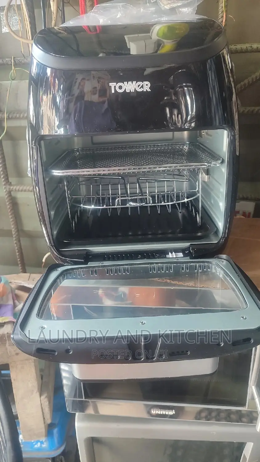 10 in 1 Tower Display Air Fryer 11liter With All Accessories