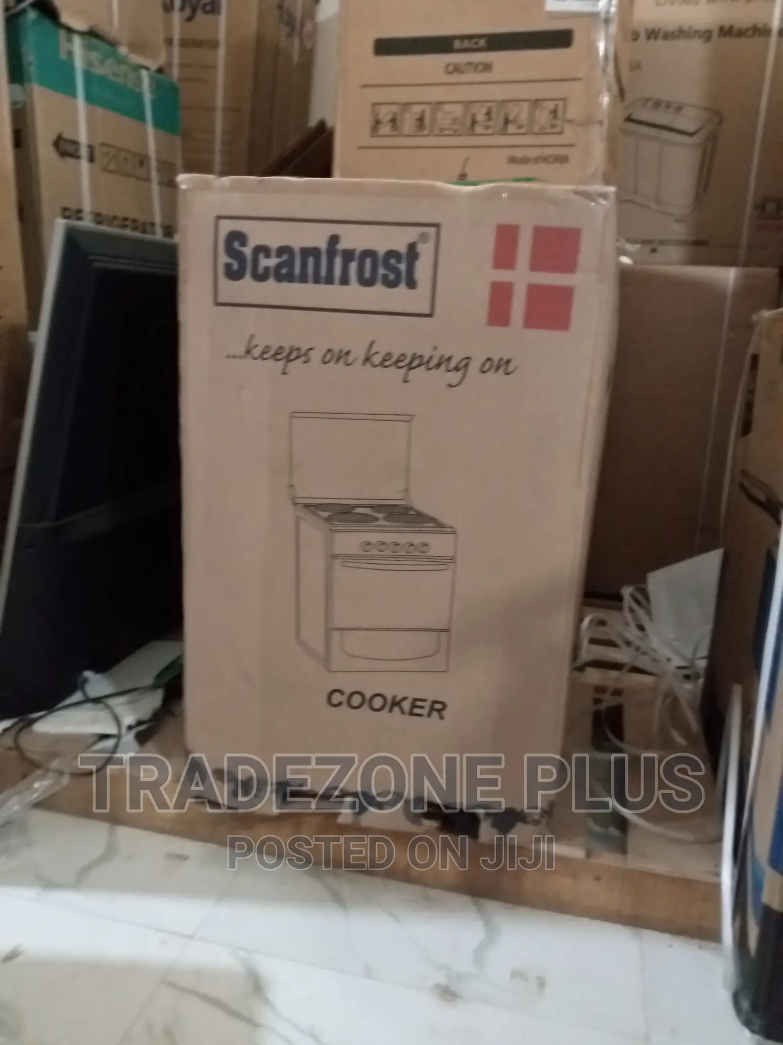 New Scanfrost Gas Cooker-4 Burner|Ck5400b