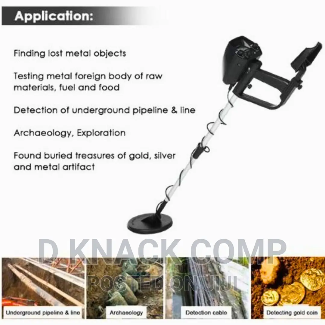 Underground Gold Hunting, Metal Detectors -MD4030 -black