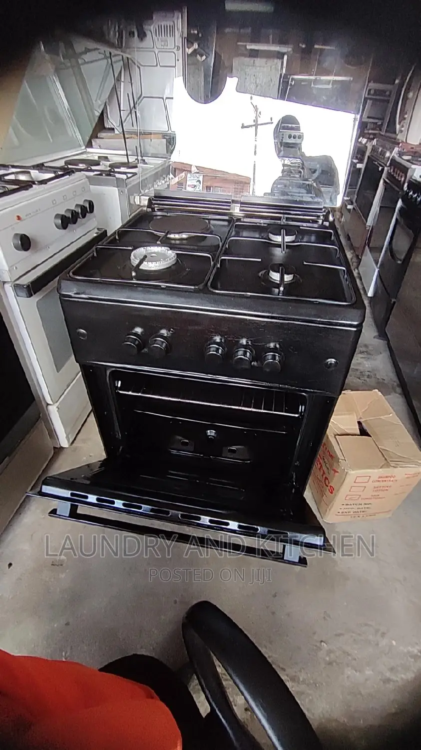 Gas Cooker With Oven 3 Gas Bonner With One Electric Bonner