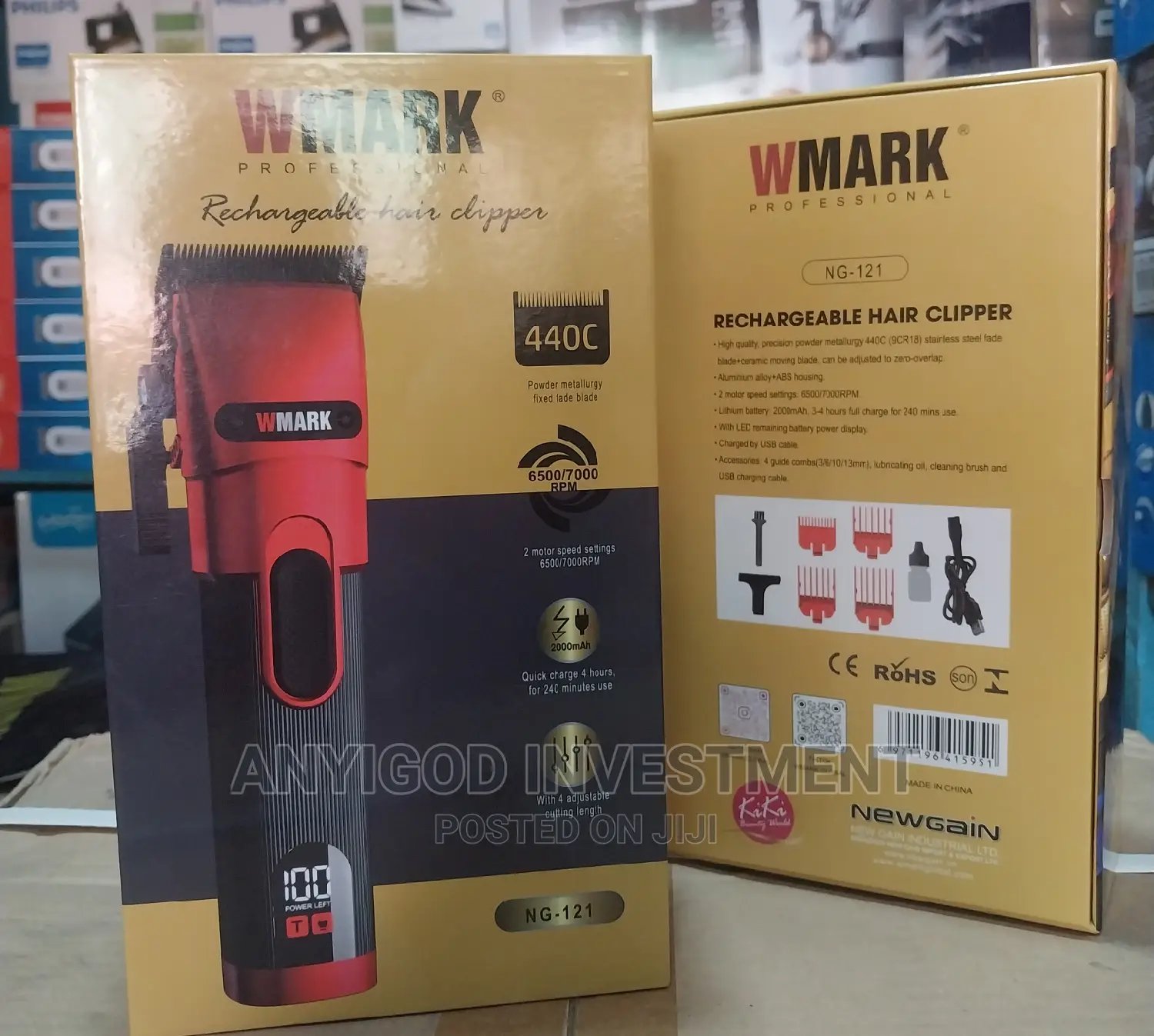 Wmark Professional Hair Clipper Ng -121