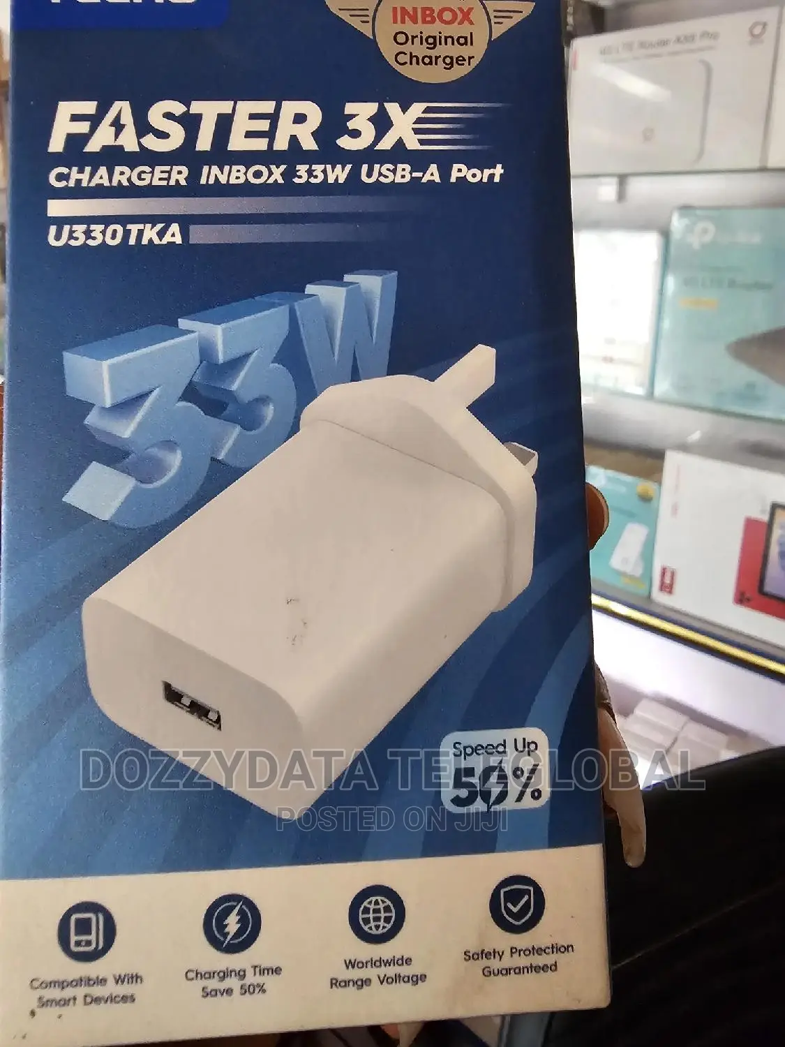 Tecno 33W Original Follow Come Replacement Charger