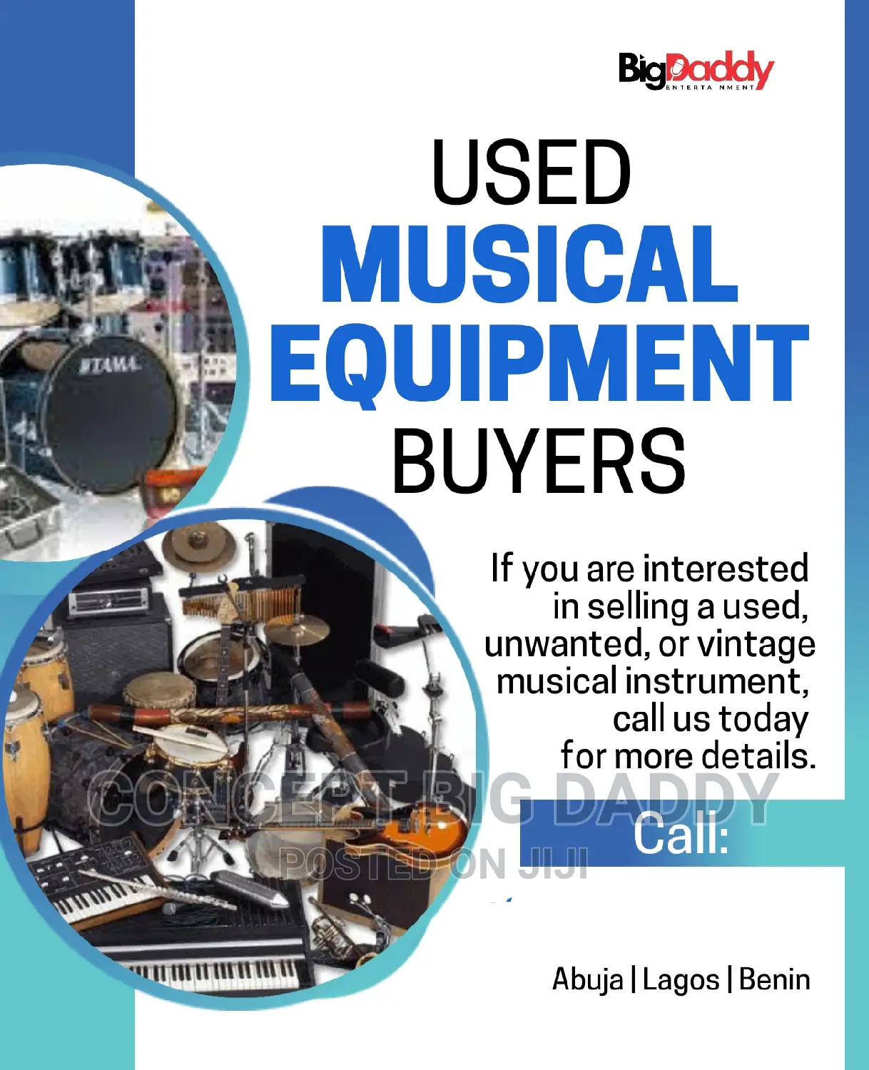 We Buy Genuine Musical Instruments / Equipment