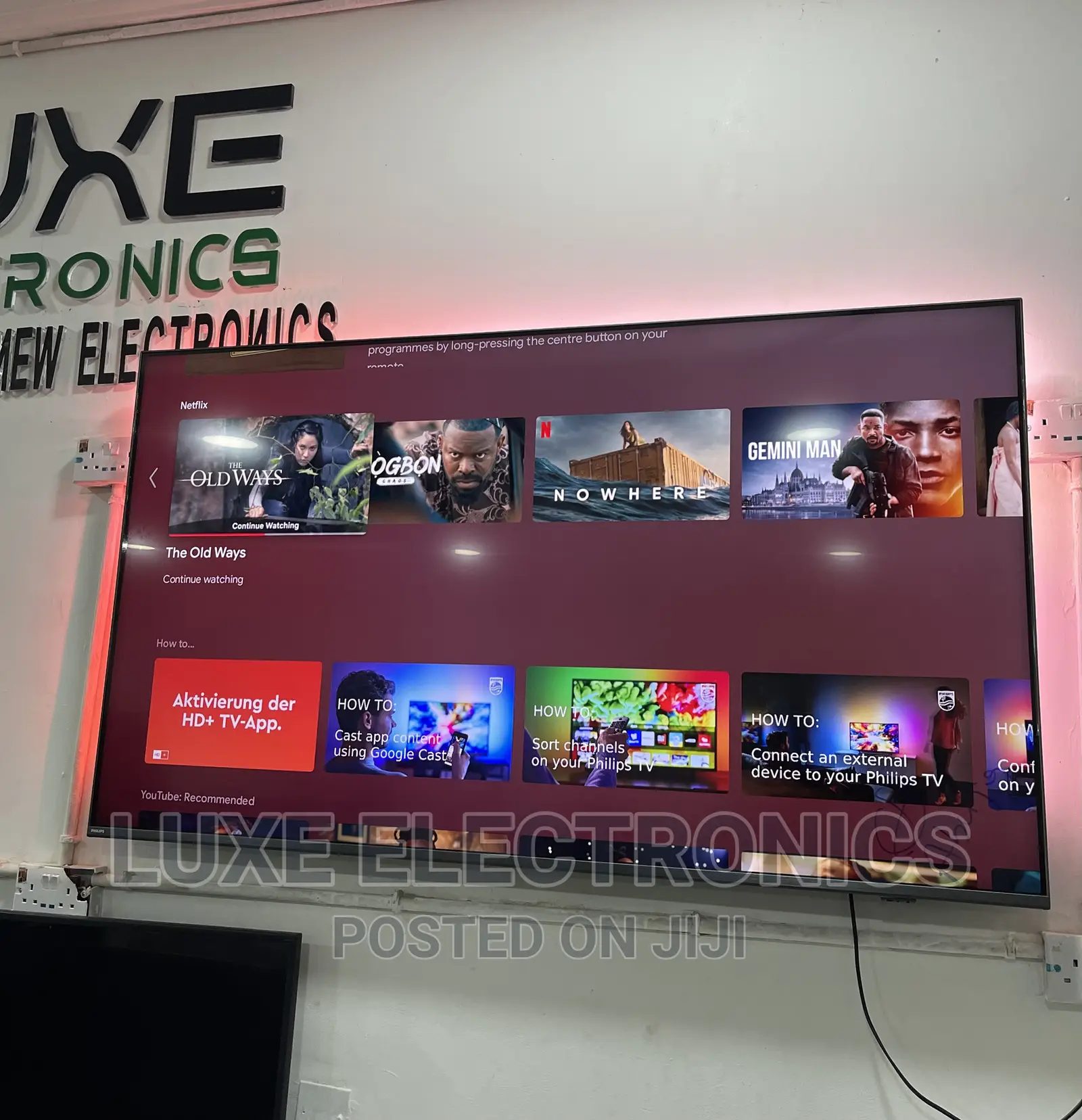 65 Inch Frameless Phillips Android Tv 2022 Made in Germany