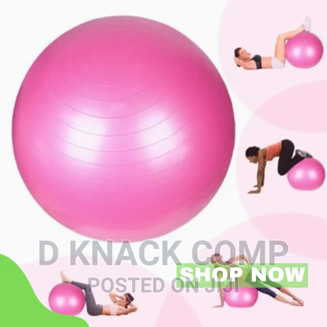 Anti-Burst Gym Exercise Yoga Fitness Ball With Pump - 75cm