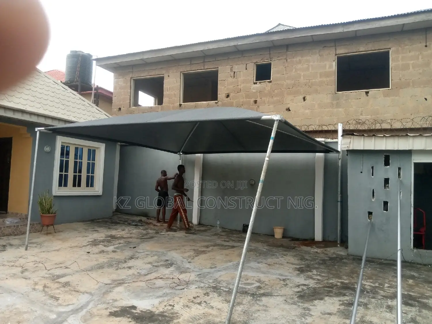 Galvanized Car Port With South Africa Coverings