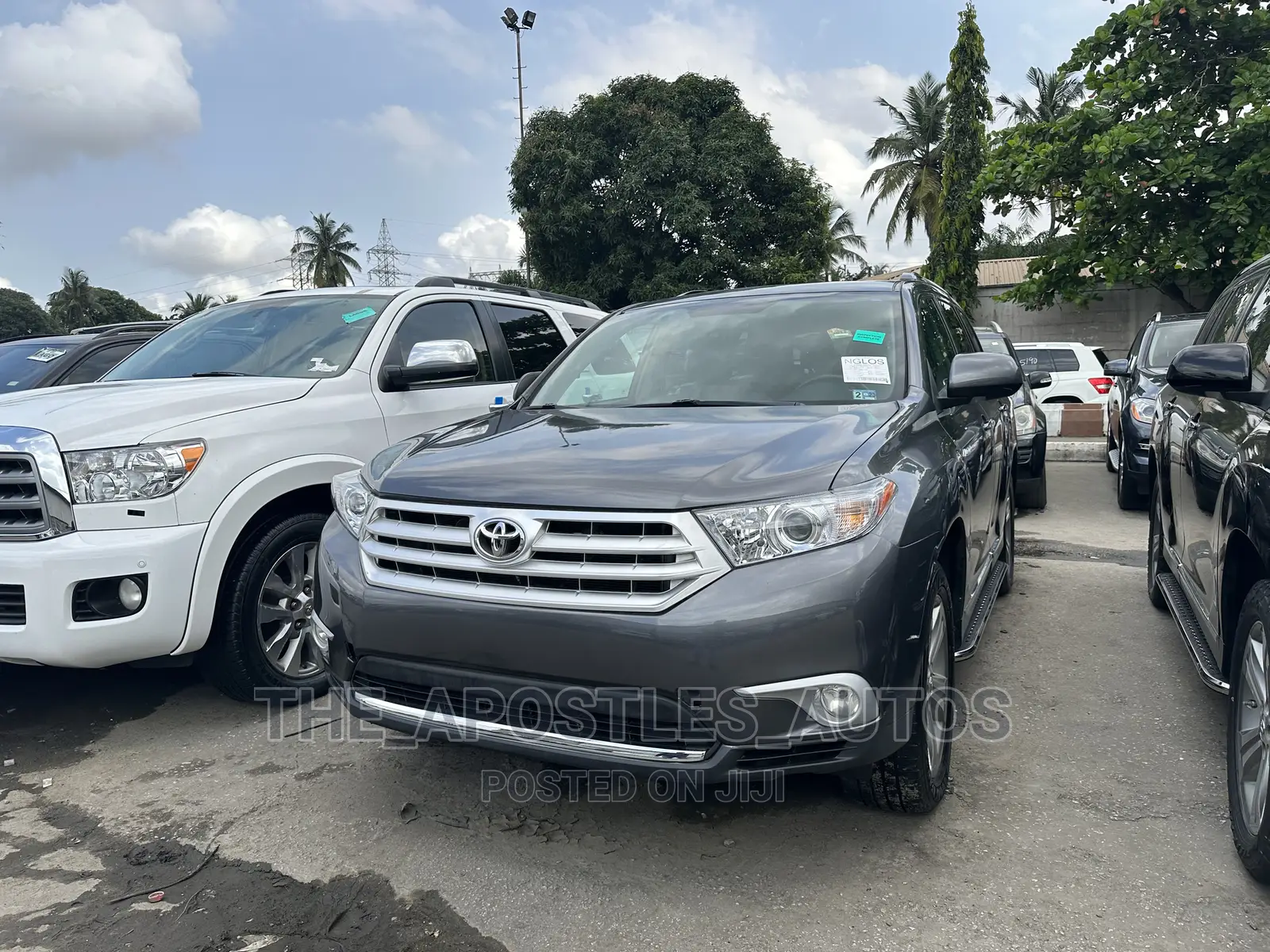 Toyota Highlander Limited 2012 Gray