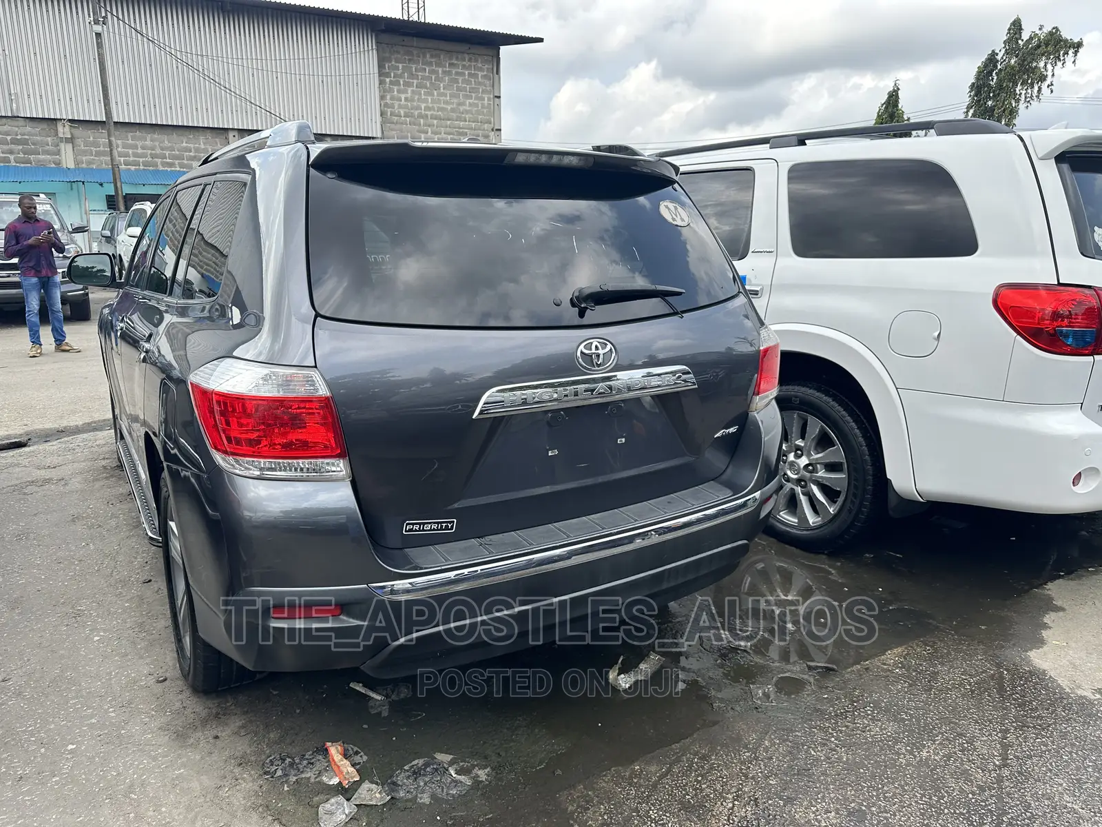 Toyota Highlander Limited 2012 Gray