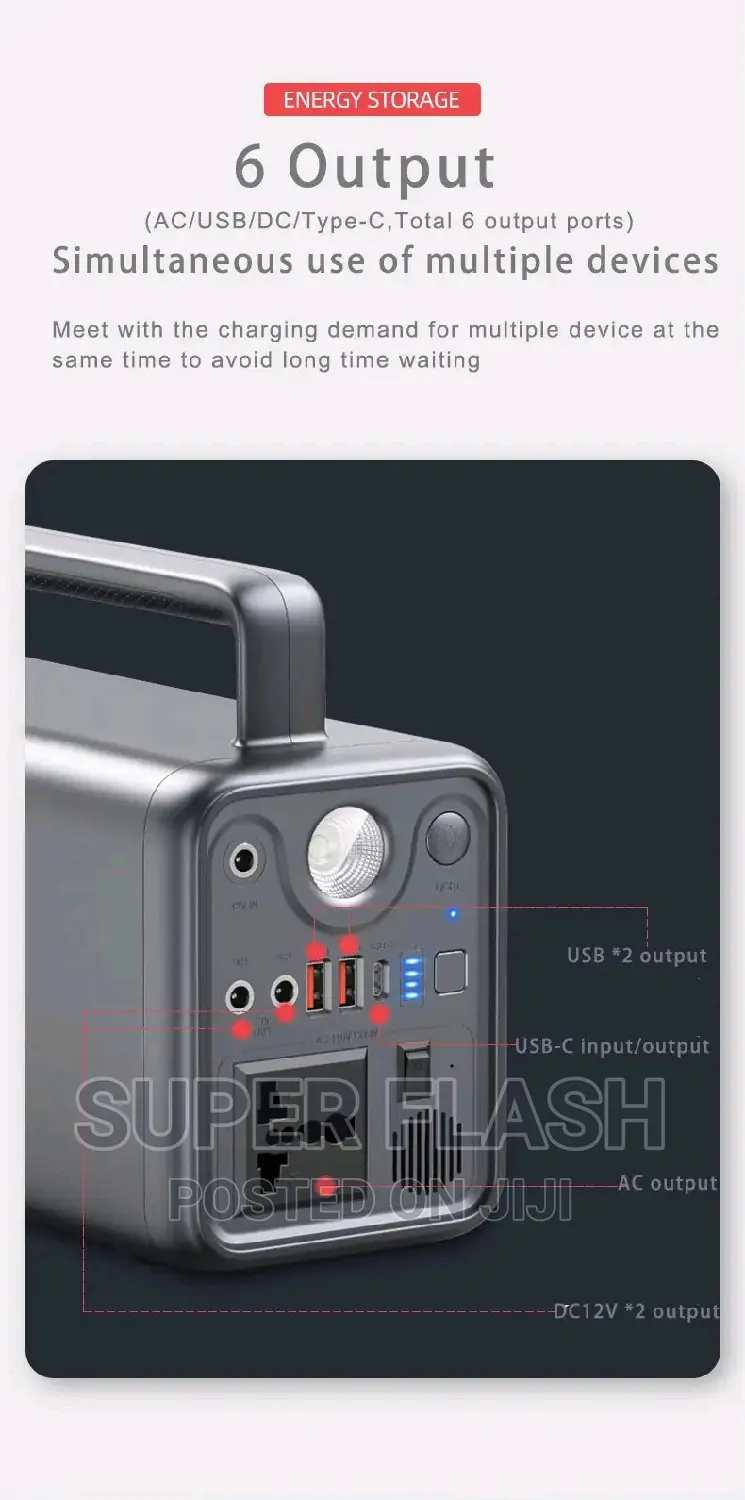 Yoobao EN300WLPD 300W 72000mah Portable Power Station
