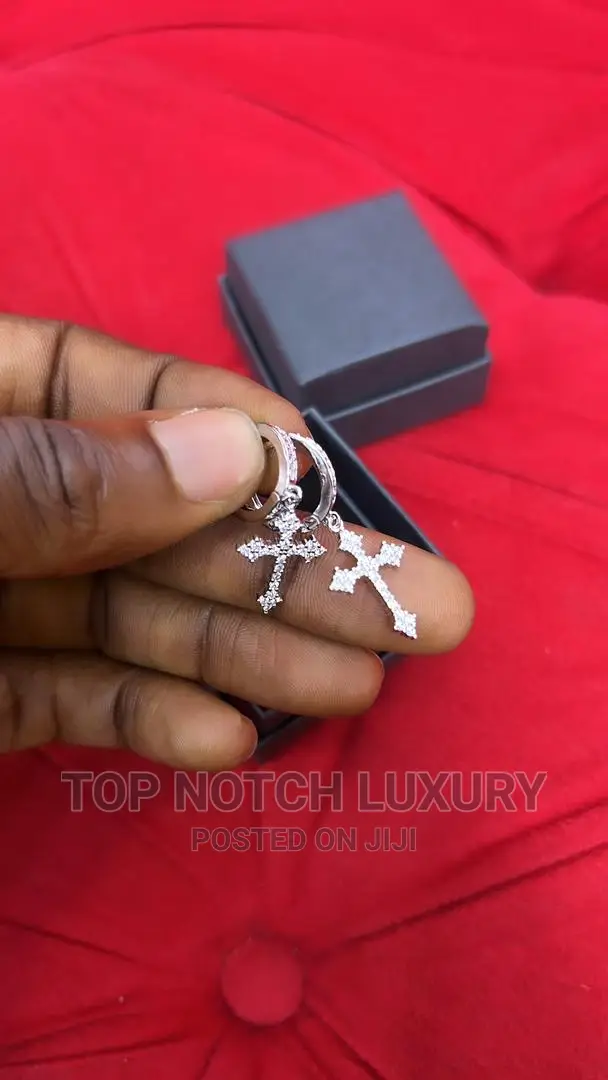 Crucifix Ear Rings Men Women
