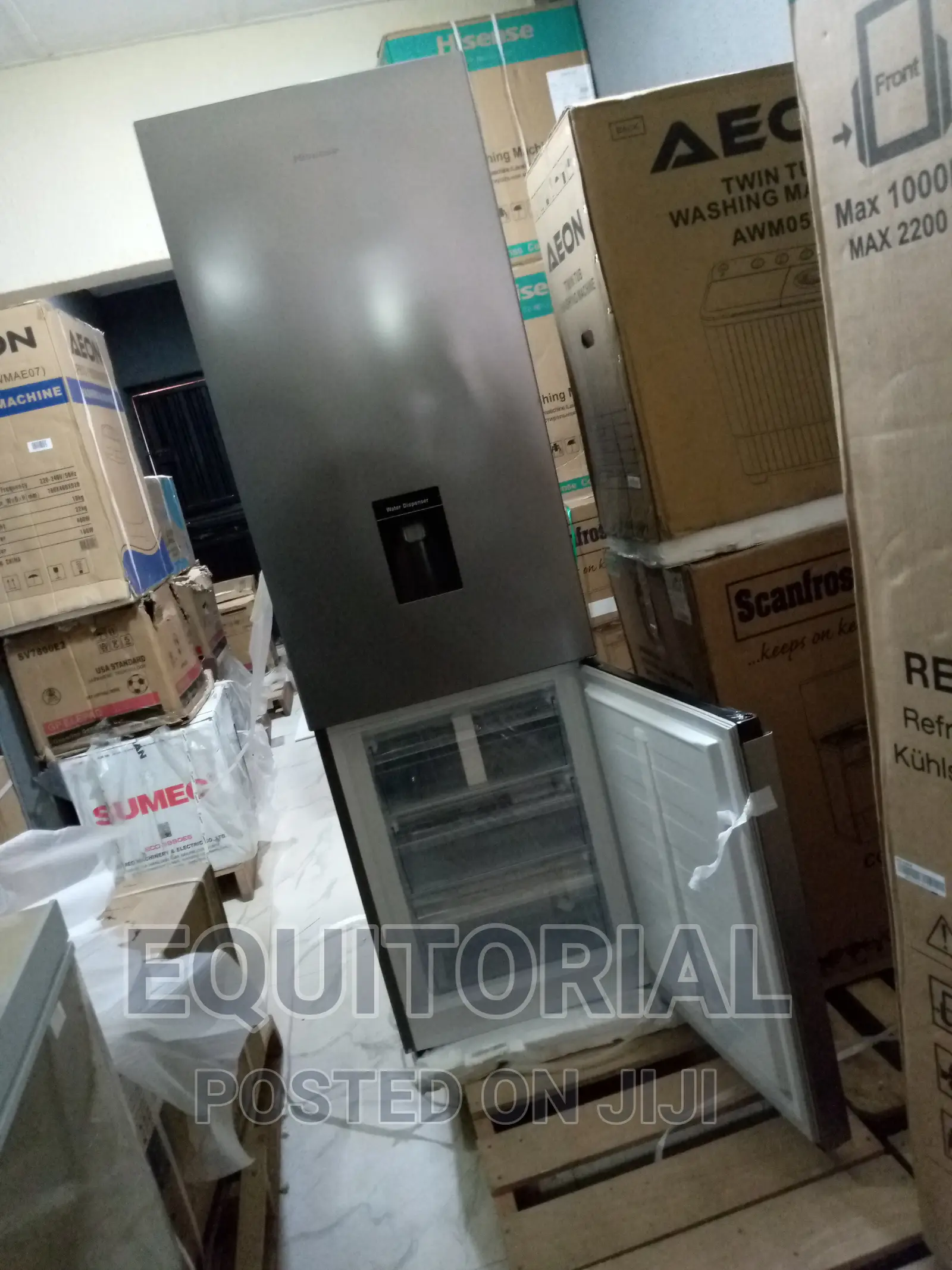 Hisense Double Door Refrigerator
