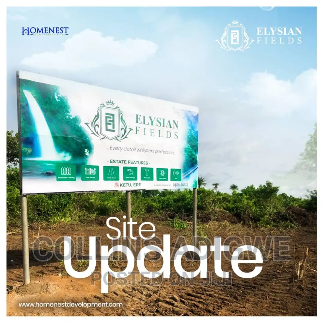 500sqm Land at Elysian Fields Estate -Epe