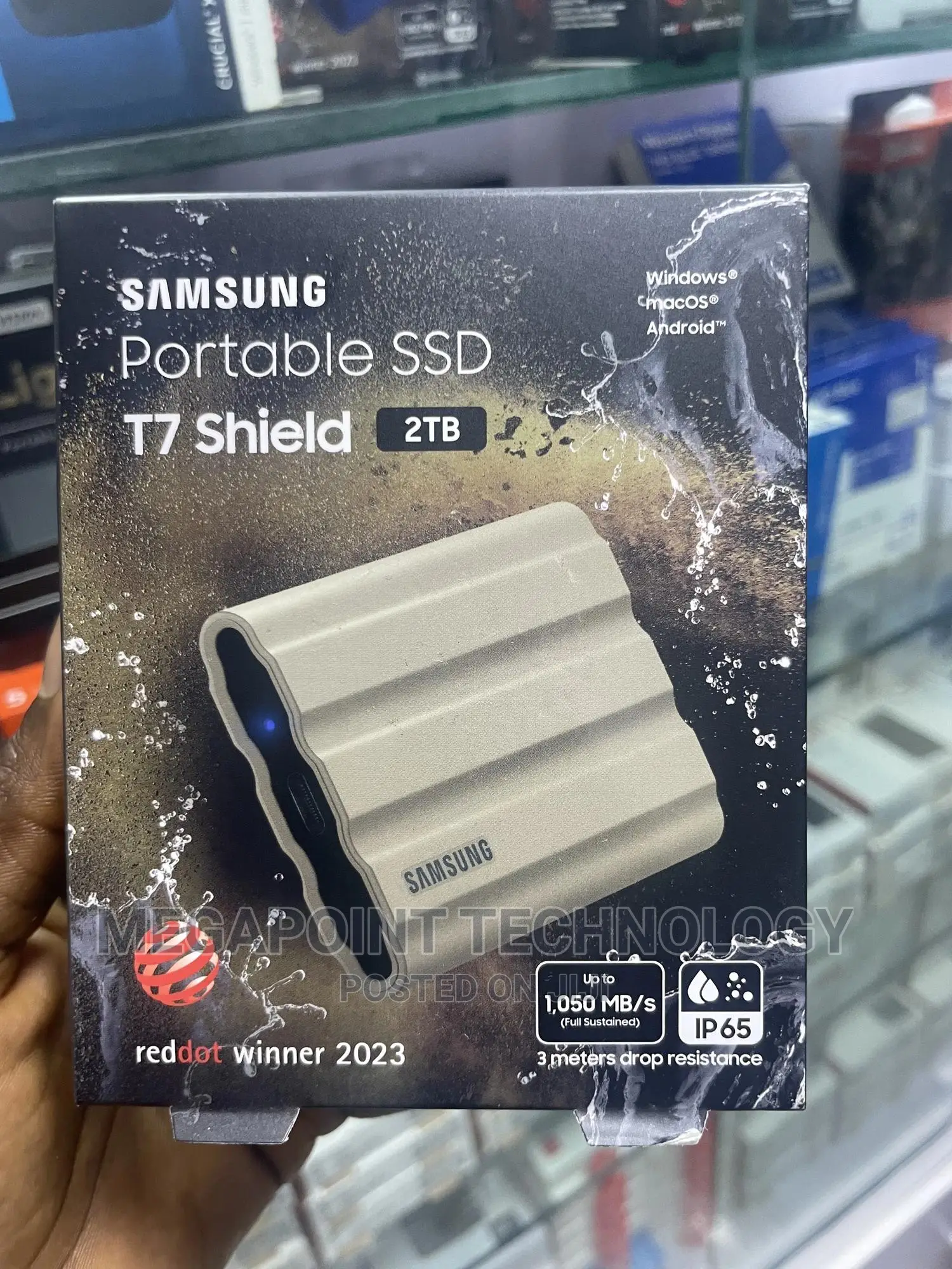 Samsung Portable 2tb SSD T7 Shield