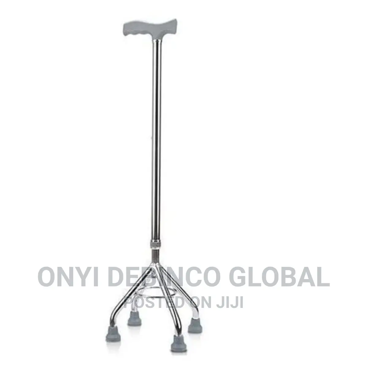 Quadripod Adjustable Walking Stick - 4 Legs