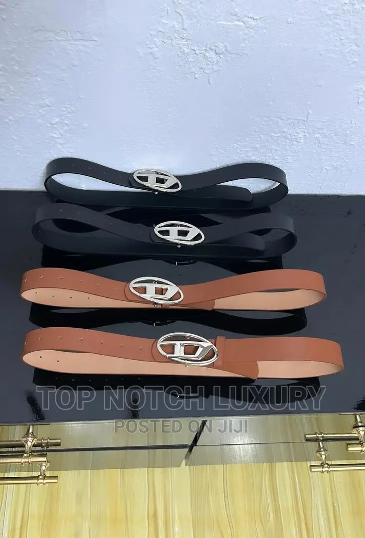 Original Celebrity Designer DIESEL Belt Men Women
