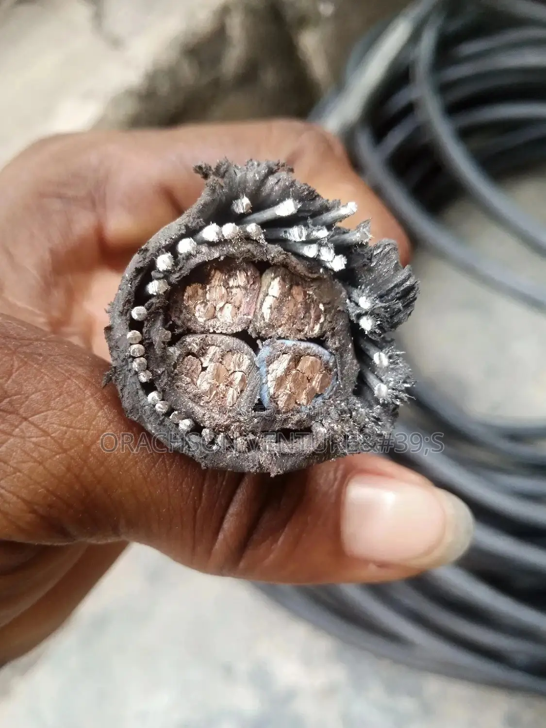 Electrical 35m Armoured Cable 4core Full Gage