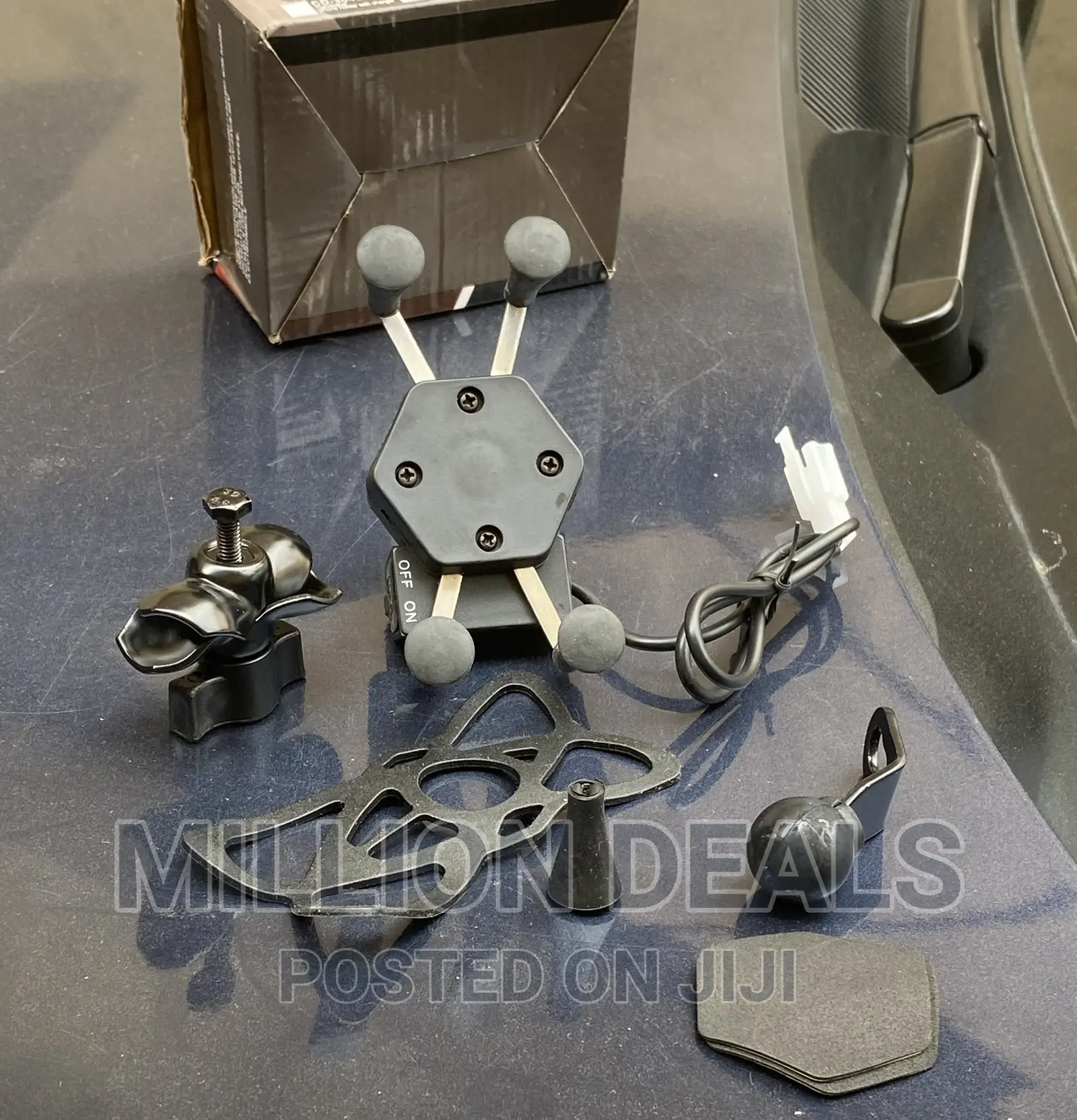 Motorcycle Phone GPS Holder With USB Charger