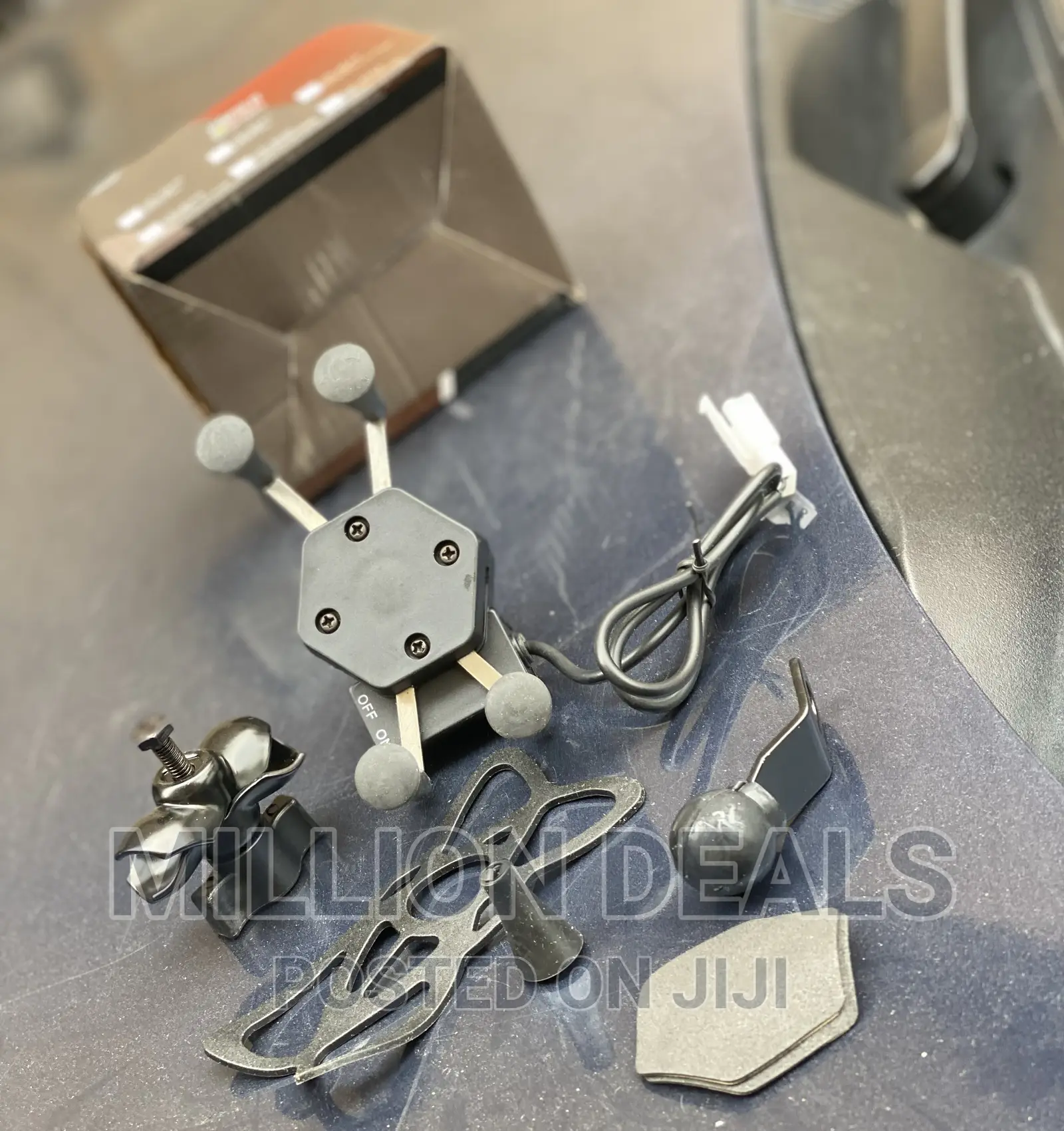 Motorcycle Phone GPS Holder With USB Charger