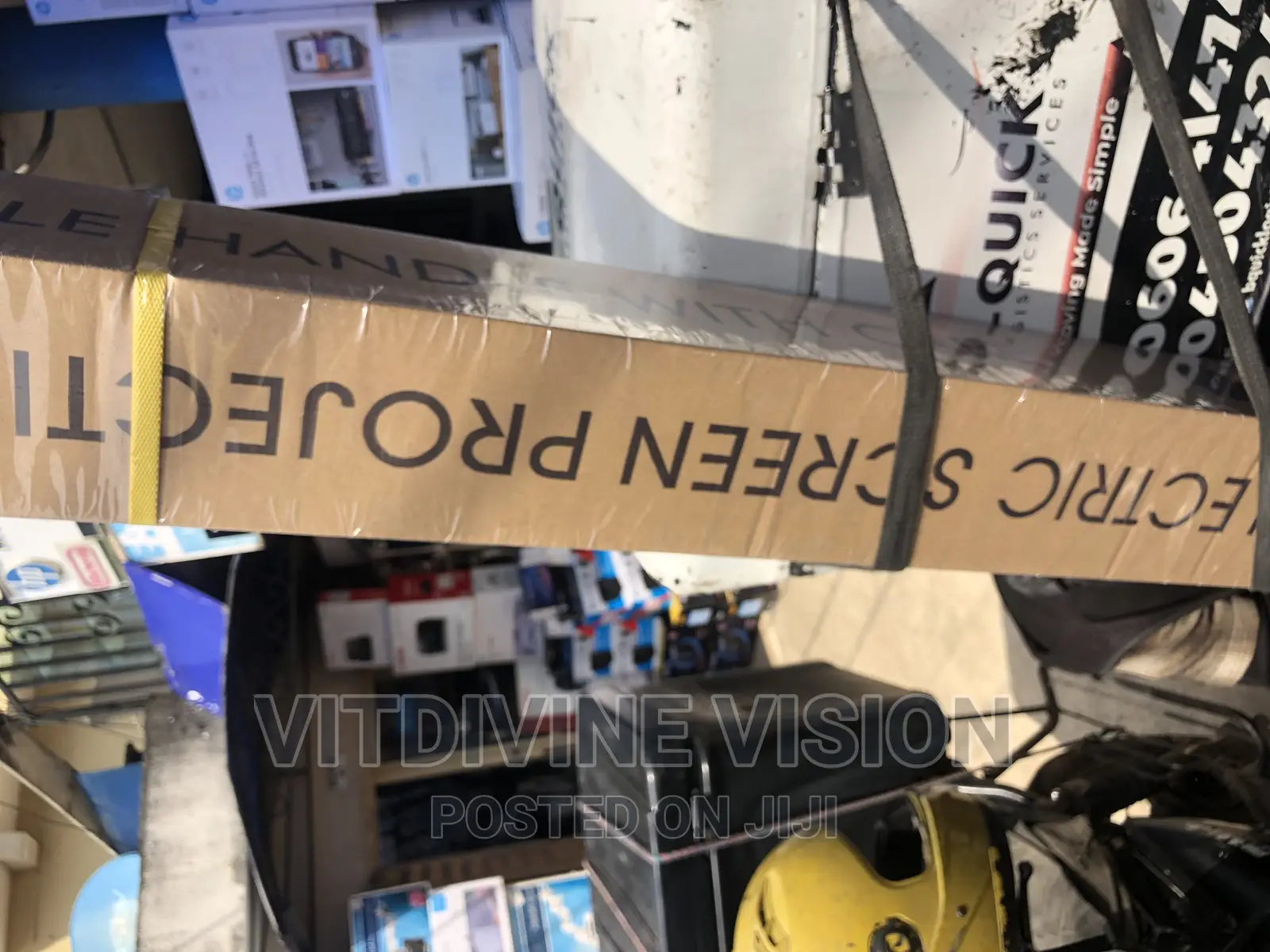 Projector Screen 72 X 72 Electric