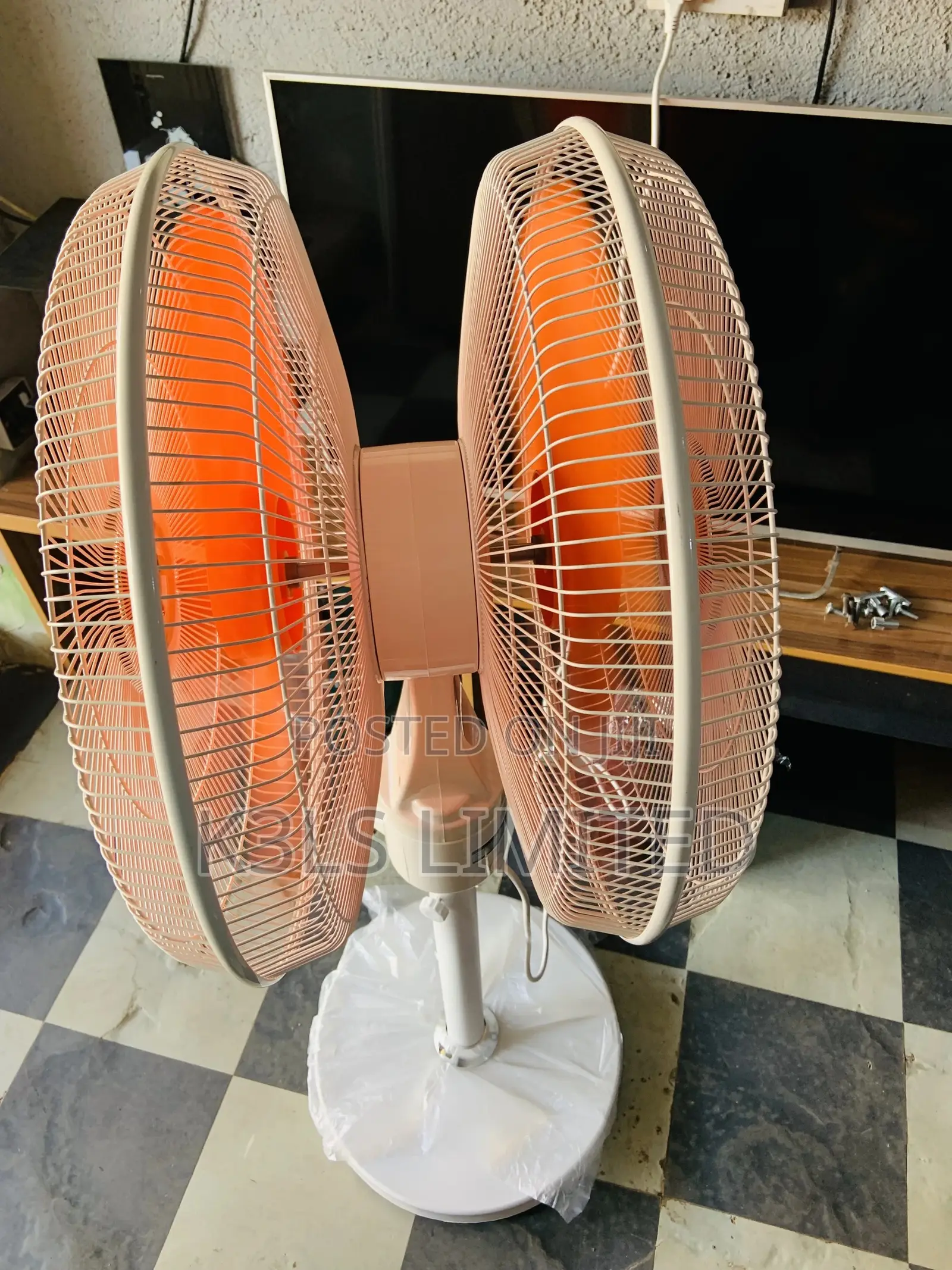 TM- LG Double Heads Stand Fan