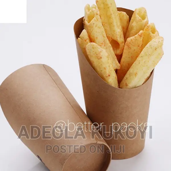 12oz(1000 Pieces) Disposable French Fries Paper Cup