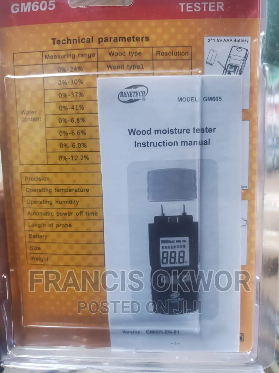 Wood Moisture Tester